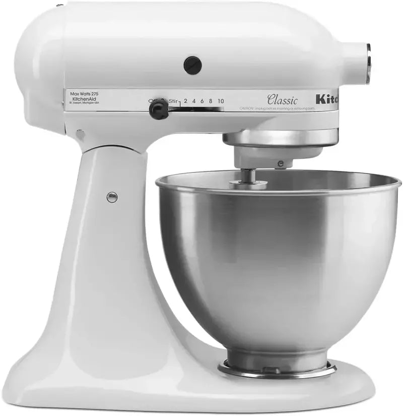 KitchenAid K45SS Classic 4.5-Quart Tilt-Head Stand Mixer in Onyx Black