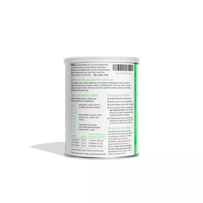 Bobbie Organic 14oz Infant Formula Powder  Non-GMO, Easy Digest, USDA Certified, EU DHA Standard