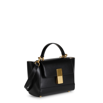 Mini Marly - Cuir Box Noir