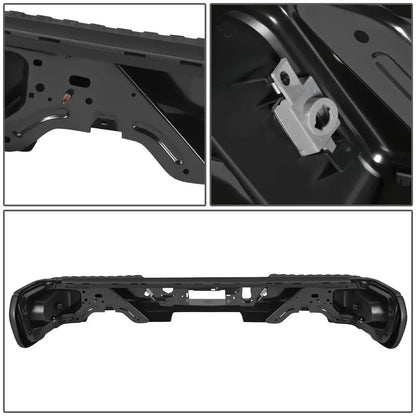 Chevrolet/GMC Silverado & Sierra 1500 Rear Bumper  Exhaust Cutouts + Parking Sensor Holes (20192023)