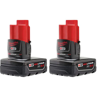 M12 12V Lithium-Ion 125 ft. Cross Line & Plumb Laser Level Kit  3 Batteries Included