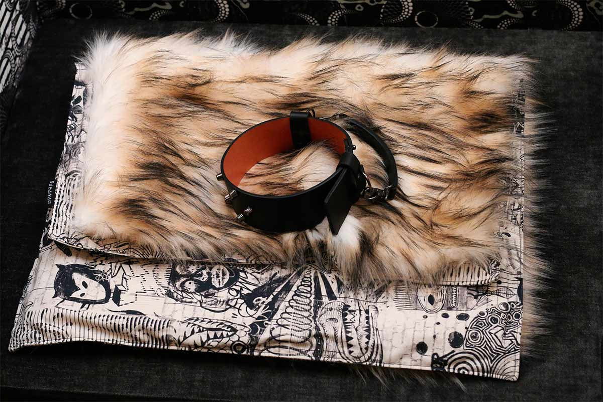 Couverture pour chat « Metis » Art - Tissu Jean-Paul Gaultier