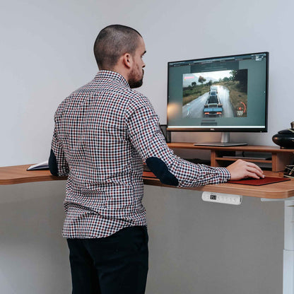 Piètement de bureau assis debout d’angle - CORNER L