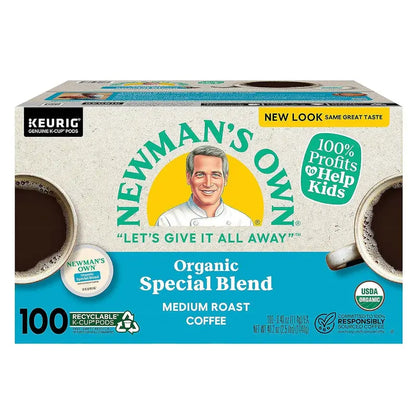 Newman’s Own Extra Bold Medium Roast Coffee K-Cups, 100ct, Keurig Compatible