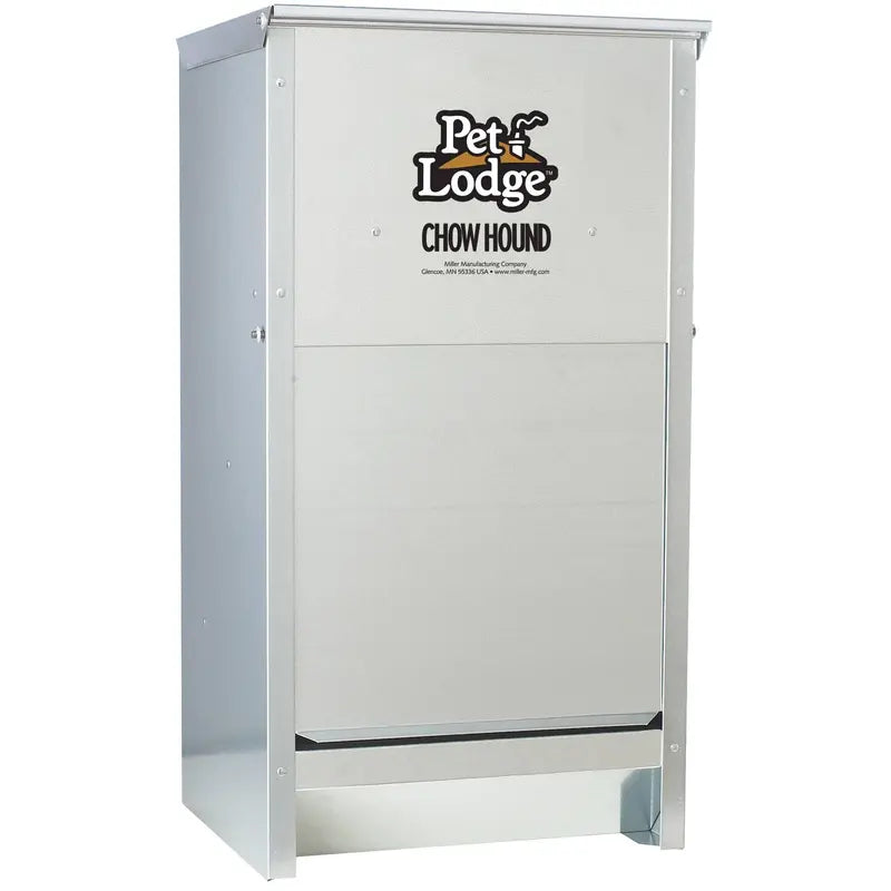 Chow Hound 50-Pound Heavy-Duty Dog Food Dispenser with Gravity Feed