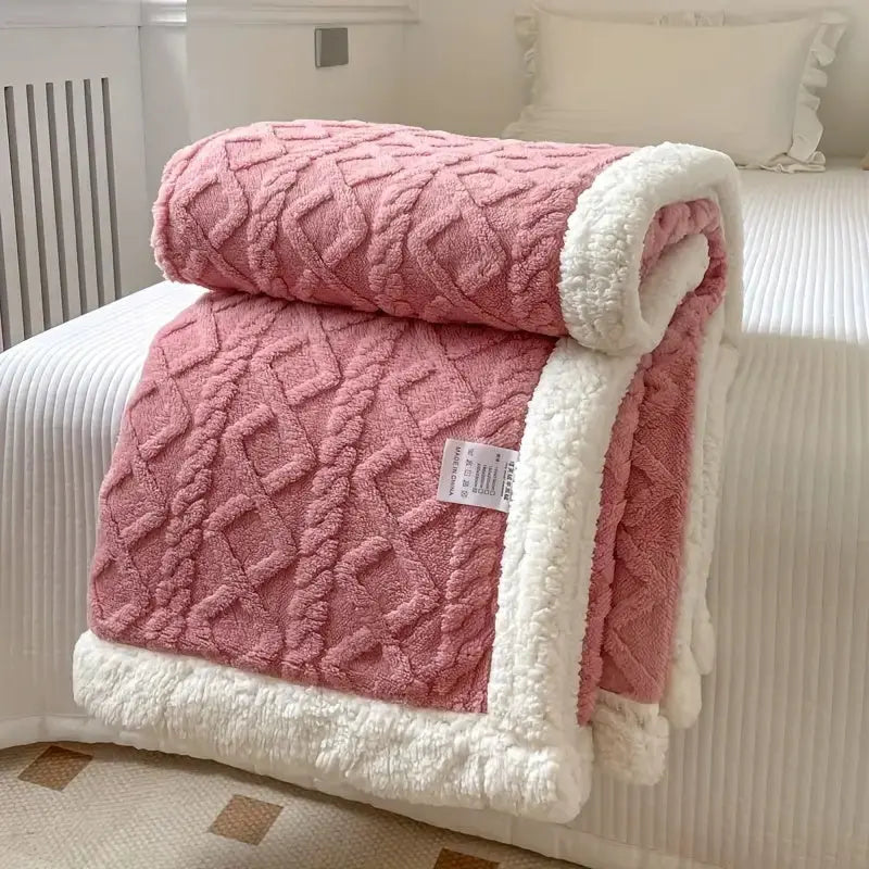 All-Season Reversible Throw Blanket for Living Room & Bedroom