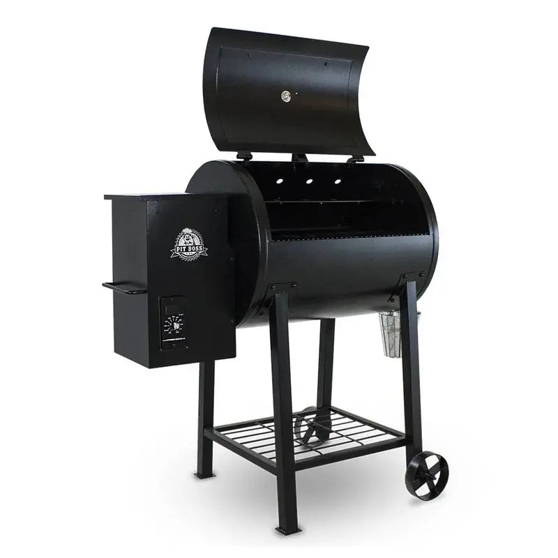 Wood-Fired Pellet Grill with Flame Broiler  700 Sq. In. Cooking Area, Smoker & Grill Hybrid