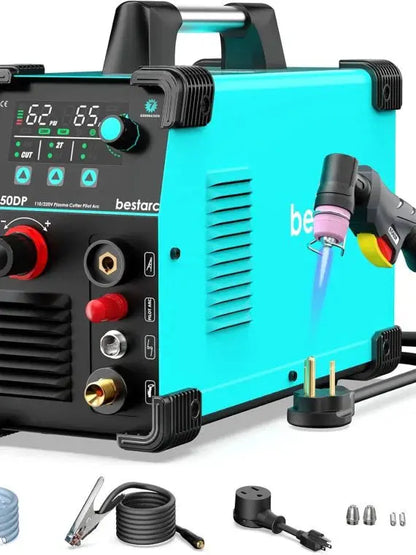 BTC500DP 50-Amp Dual-Voltage Plasma Cutter — 110V/220V with Digital Display