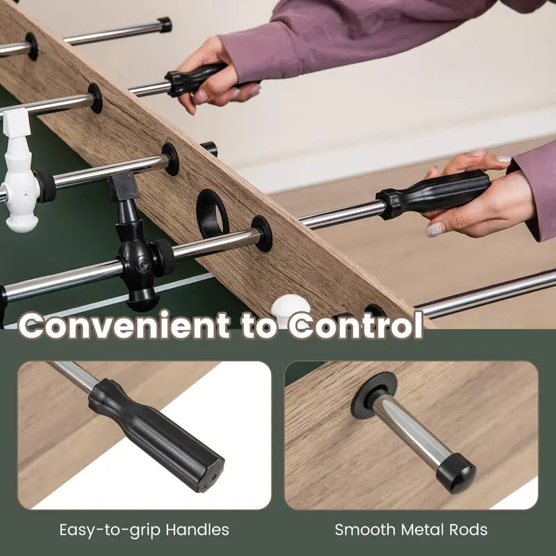 54-Inch Full-Size Foosball Table  Competition-Ready Soccer Game with 26 Figurines