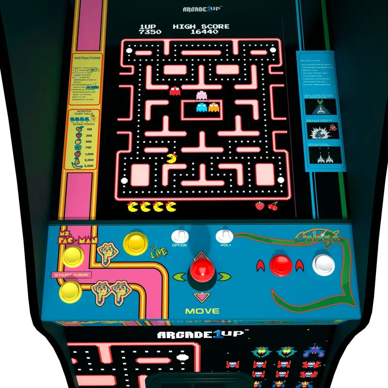 Arcade1Up Class of ’81 Deluxe Retro Arcade Cabinet  Blue-Themed, Built-In Classic Games