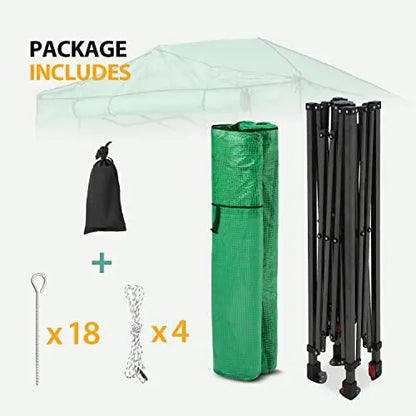EAGLE PEAK 8 6 Portable, Heavy-Duty, Walk-in Pop-up Greenhouse, Indoor Outdoor Gardening Green House