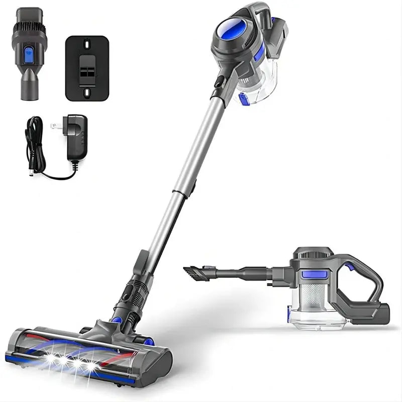 MOOSOO XL-618Pro Cordless Stick Vacuum  4-in-1, 20KPa Suction, 1.3L Bin, Removable Battery