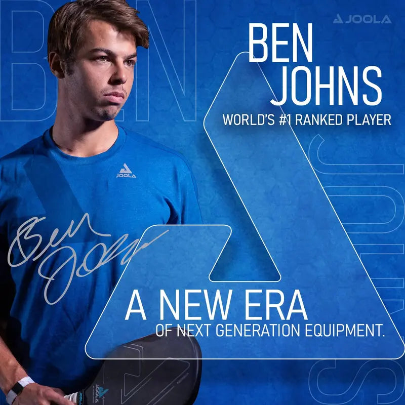 JOOLA Ben Johns Hyperion Hybrid CAS 16 Pickleball Paddle  Carbon Abrasion Surface, 16mm Honeycomb Core, Sure-Grip Technology