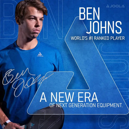 JOOLA Ben Johns Hyperion Hybrid CAS 16 Pickleball Paddle  Carbon Abrasion Surface, 16mm Honeycomb Core, Sure-Grip Technology
