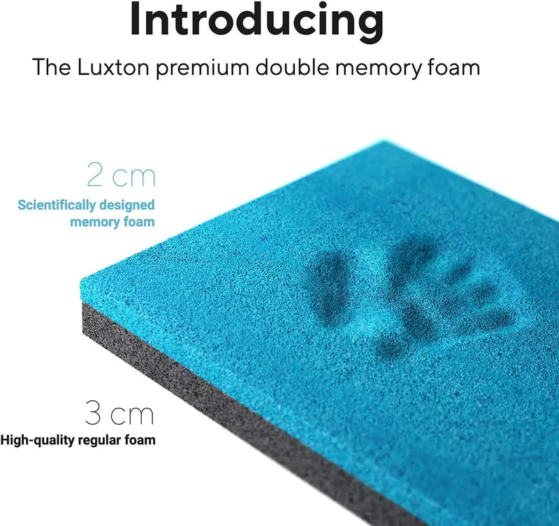 Home Premium Memory Foam Massage Table  Foldable & Portable with Carrying Case
