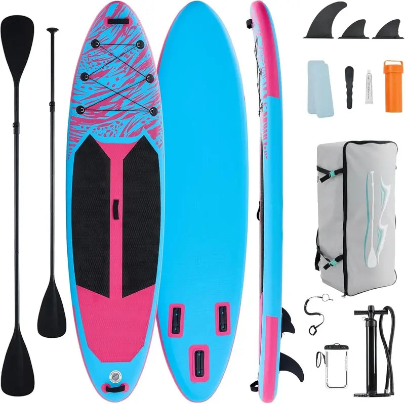 All-Level Inflatable Stand-Up Paddle Board  Lightweight, Portable & Beginner-Friendly