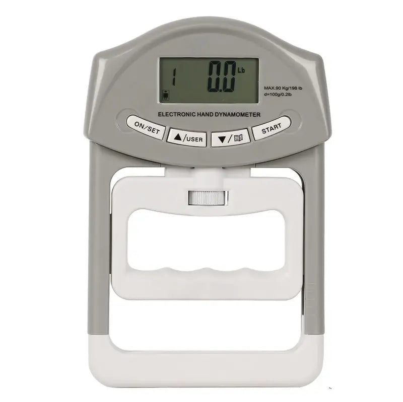Digital Grip Strength Tester with Backlit LCD Screen and Precision Calibration