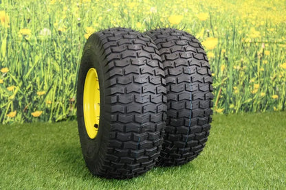 Antego Tire and Wheel 15×6.00-6 Tires and Wheels 4 Ply for Lawn and Garden Mower Turf Tires .75