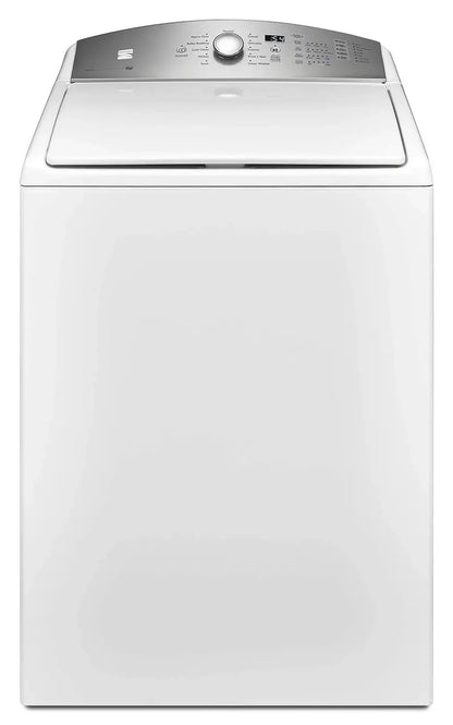 Top-Loading Washing Machine  Energy-Efficient White Laundry Appliance