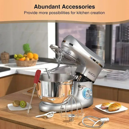 6.5-Qt 660W 6-Speed Tilt-Head Stand Mixer with Stainless Steel Bowl
