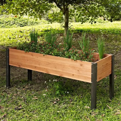 Premium Raised Garden Bed Planter  70″ x 24″ x 29″ Outdoor Grow Box