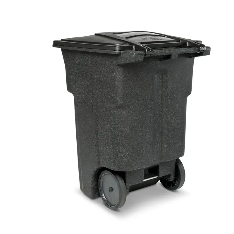 Toter 96-Gallon Wheeled Trash Can with Smooth-Rolling Casters and Secure Lid