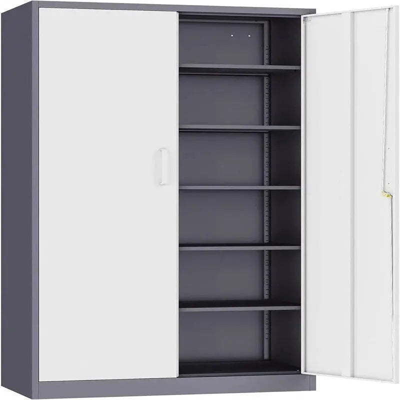Heavy-Duty Metal Garage Storage Cabinet with Adjustable Shelves