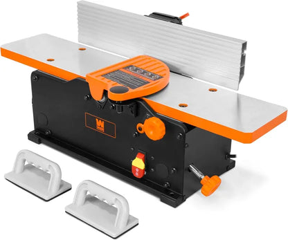 6-Inch Spiral Benchtop Jointer — 10-Amp Precision Planer for Fine Woodworking & Edge-Jointing