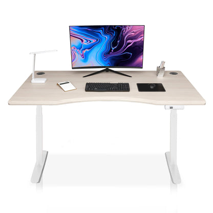 Bureau assis debout incurvé (bords arrondis) - DYNAMIC SMOOTH