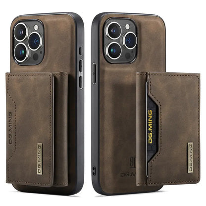 Executive Black Leather iPhone Wallet Case  Sleek, Functional & MagSafe Ready