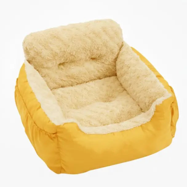 Compact 25-Lb Pet Car Seat Booster Compatible with Front and Rear Vehicle Seats