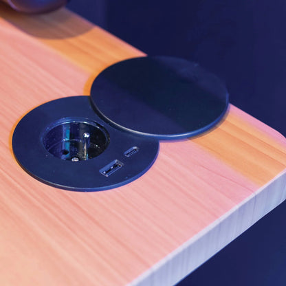 Prise de bureau encastrable avec USB-C et USB-A