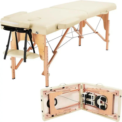 Yaheetech Portable Massage Table  Foldable Spa Bed for Lash Techs and Therapists