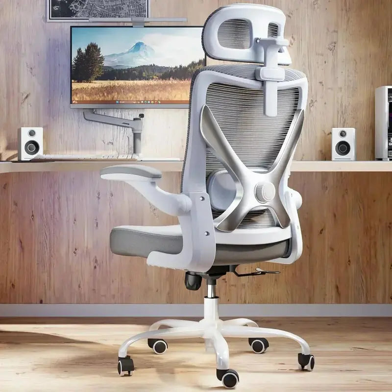 Ergonomic Gaming Desk and Chair Set with Lumbar Support and Adjustable Headrest