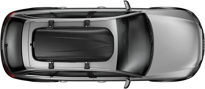 Thule Pulse Large Rooftop Cargo Box — Black, Aerodynamic Design