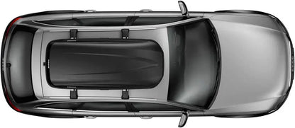 Thule Pulse Large Rooftop Cargo Box — Black, Aerodynamic Design