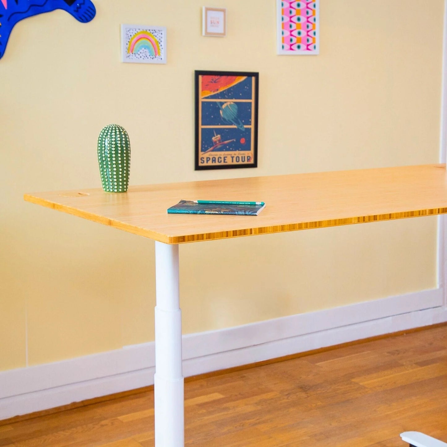Bureau assis debout en bambou - DYNAMIC BAMBOU