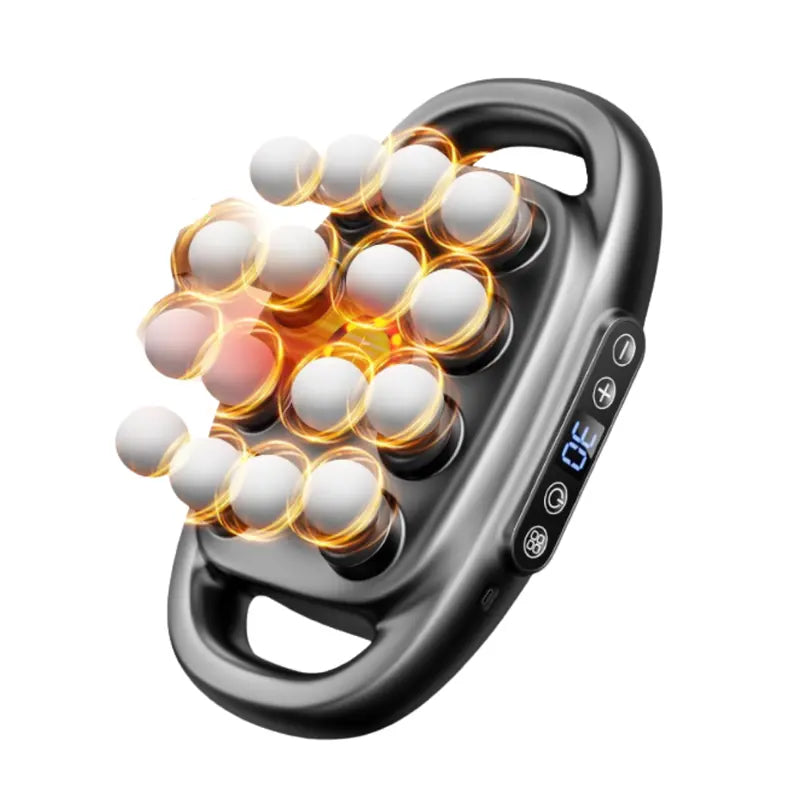 Cordless Handheld Massage Device with Interchangeable Therapeutic Attachments