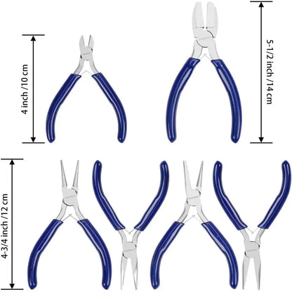 WORKPRO 7-Piece Jewelry Pliers Set with Carry Pouch