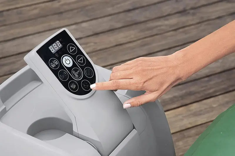 AirJet Inflatable Hot Tub  Compact 24 Person Spa with Powerful Jet System for Relaxation