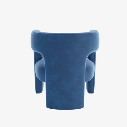 Fauteuil de salle à manger en velours