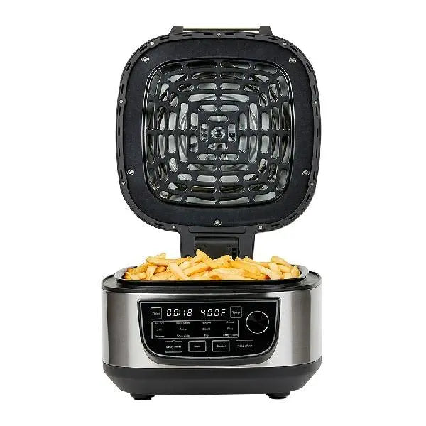 PowerXL Grill & Air Fryer Combo Plus  12-in-1 Indoor Cooker, 1550W, Stainless Steel Housing