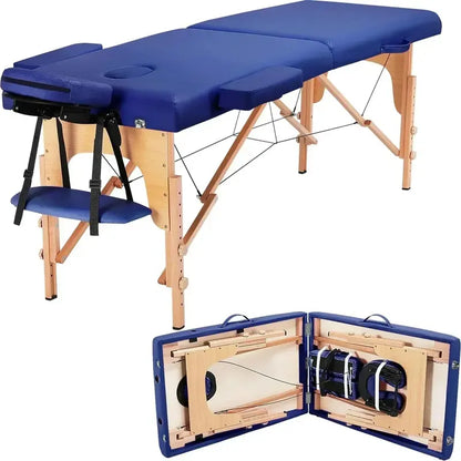 Yaheetech Portable Massage Table  Foldable Spa Bed for Lash Techs and Therapists