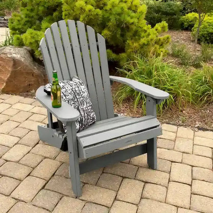 HIGHWOOD King-Size Adirondack Chair  All-Weather Folding and Reclining Outdoor Seating