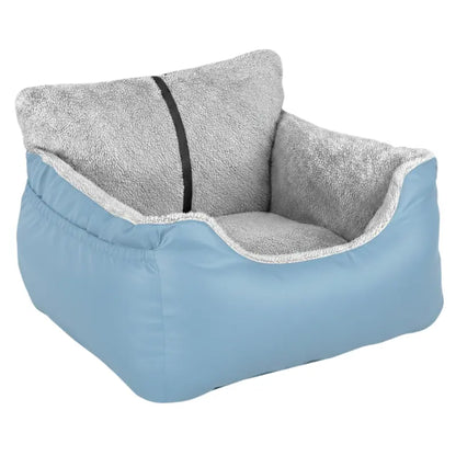 Lightweight 25-Lb Pet Booster Seat Designed for Front or Rear Vehicle Seating