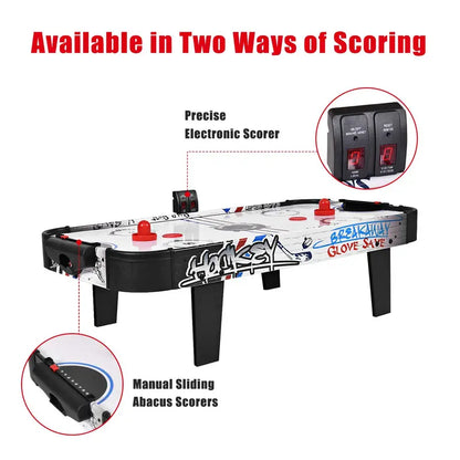 Air-Powered LED Hockey Table with Electronic Scoring System