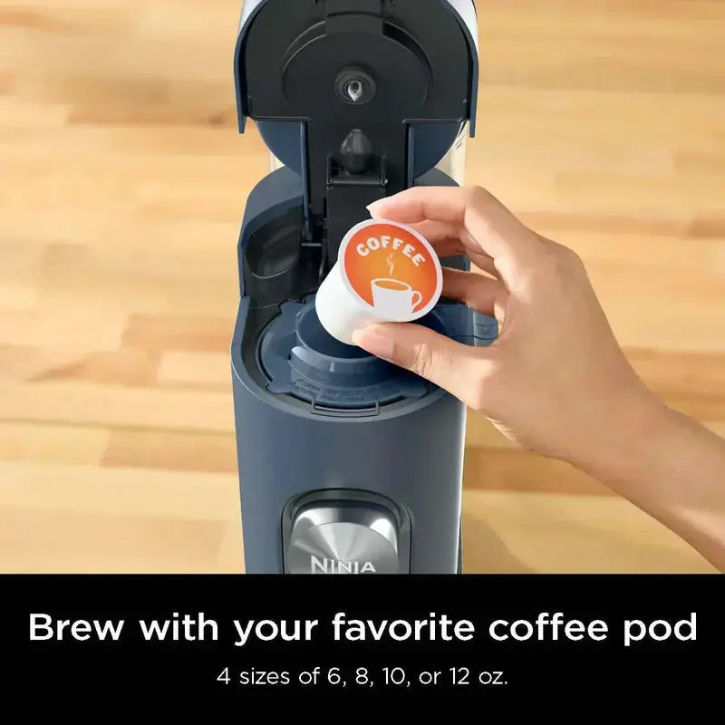 Ninja Single-Serve Coffee Maker  K-Cup and Grounds Compatible, Compact Design with Brew Flexibility