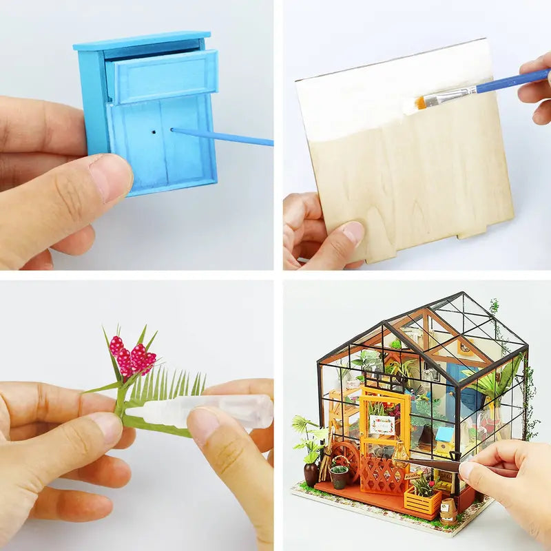 Rolife Flower House Miniature DIY Kit