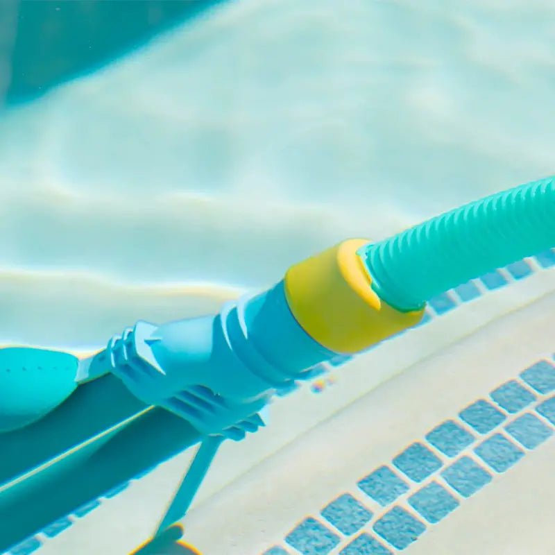 XtremepowerUS Automatic Suction Pool Cleaner, Includes 10 Hoses, Eco-Friendly, Self-Navigating, Cleans Bottom & Walls