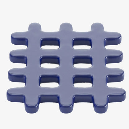 Dessous de plat c ramique grid bleu Orsay